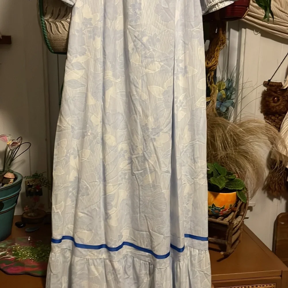 Liberty House Hawaii Vintage maxi dress floral M - Picture 4 of 14